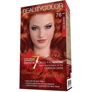 Kit 5x Color Beauty Color Kit 76.44 Ruivo Absoluto