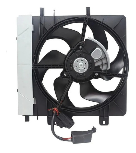 Imagem 2 de 7 de Ventoinha Radiador Citroen C3 Com Modulo 2003 A 2008