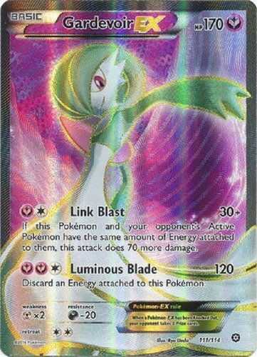 Gardevoir Ex 111/114 Full Art Ultra Raro Pokemon Tcg