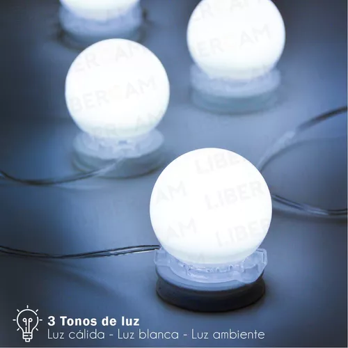 10 FOCOS LED PARA ESPEJO DE MAQUILLAJE O CAMARINO USB (50503889) - Gema  Bazar y Deco