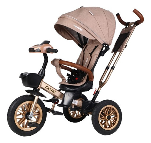 Triciclo Para Niños Con Usb Asiento Giratorio Llantas Aire
