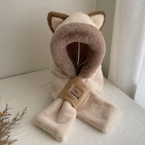 Gorro De Animales De Peluche, Gorro Suave Y Novedoso,