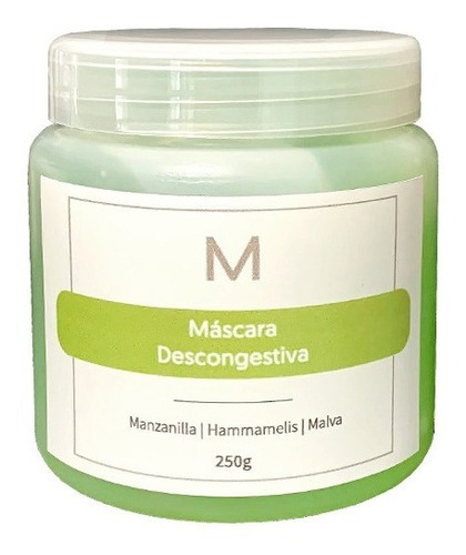 Máscara Facial Descongestiva Hammamelis Manzanilla Mantra 