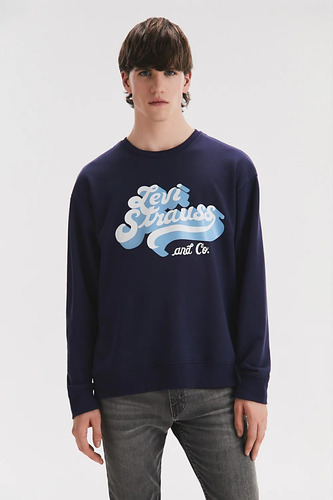 Buzo Hombre Relaxed Crewneck  Levi Strauss Shadow 