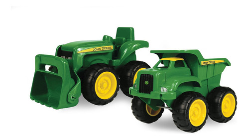 Carro De Juguete Tomy John Deere Sandbox -  (2 Unidades) Vrn