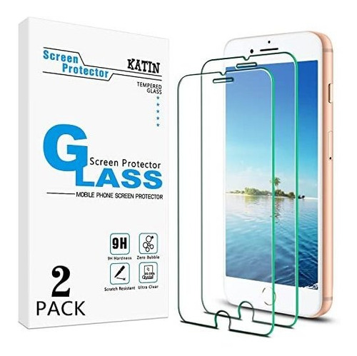 Katin [2-pack] Protector De Pantalla Para iPhone SE Wsrfv