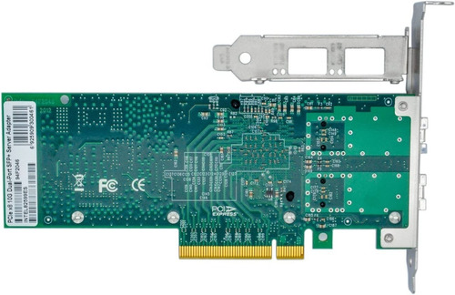 Placa De Rede Intel X520-da2 Dual 10gb + Cabo Dac 10g 3,0m