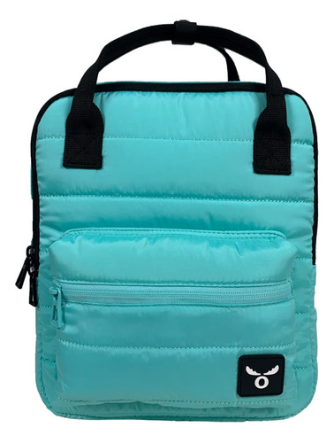 Mochila Mini Mint Moose Parka Menta Bolso Urbano