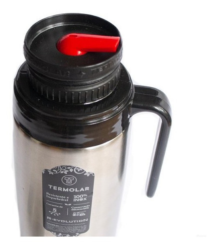 Termo Acero Termolar Revolution 1 L Pico Matero 6 Hs Calor