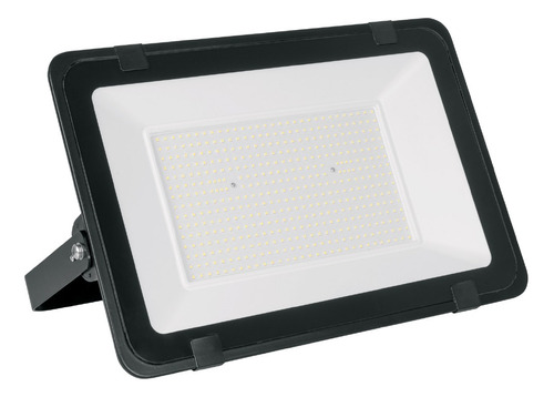 Reflector Ultra Delgado Led 400 W Luz De Día 26113 Carcasa Negra Luz Blanca