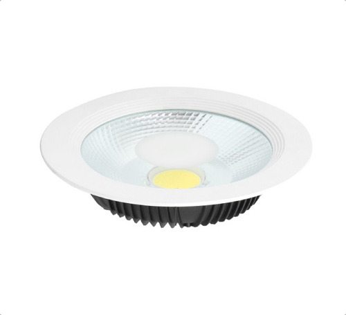 Downlight Led 30w Foco Embutido Redondo 22cm Luz Neutra 4000k 3000 Lm Demasled