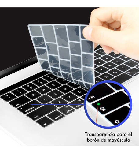 Imagen 7 de 9 de Protector Silicona Teclado - Compatible Macbook Pro 13 A2338