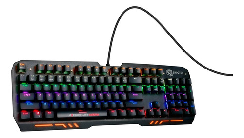 Teclado Gamer Mecanico Com Led Shooter Tgms ELG