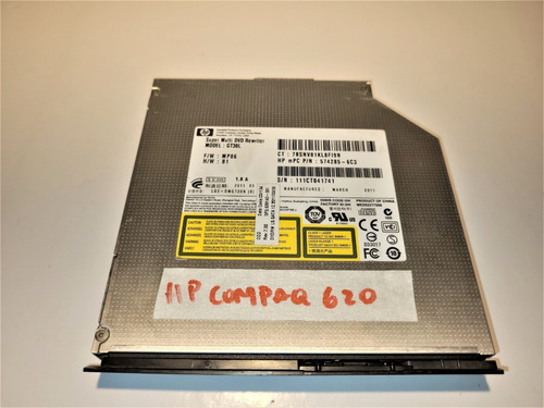 Lector Grabado Hp Compaq 620 Y Otros. Modelo Gt30l