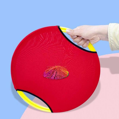 Trampoline Paddle Ball Set Kids Play Parent Paddle Rojo