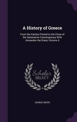 Libro A History Of Greece : From The Earliest Period To T...