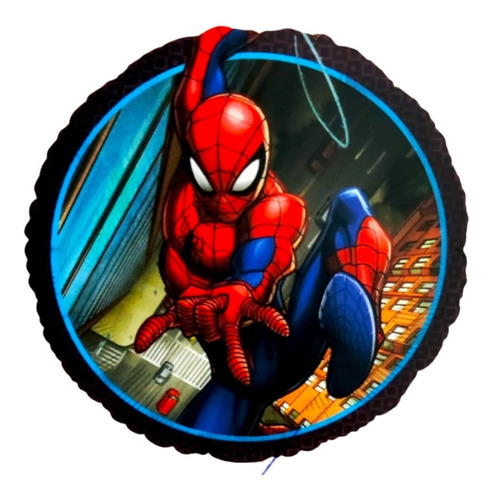 Pack 6 Globos Metalicos Spiderman  23cm