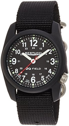 Reloj Bertucci Mens 11015 Analog Display Analog Quartz Black