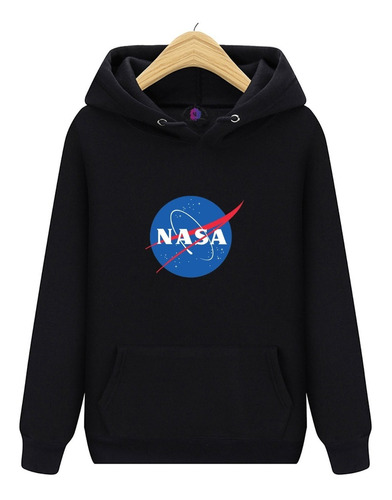 Saco Hoodies Capota Diseño Nasa Niños Algodón Perchado