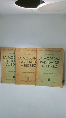 La Moderna Partida De Ajedrez - Tartakower - 3 Tomos - Juego