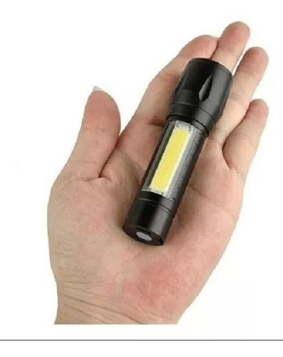 Linterna Tactica Linterna Led Recargable X Usb Zoom Aluminio