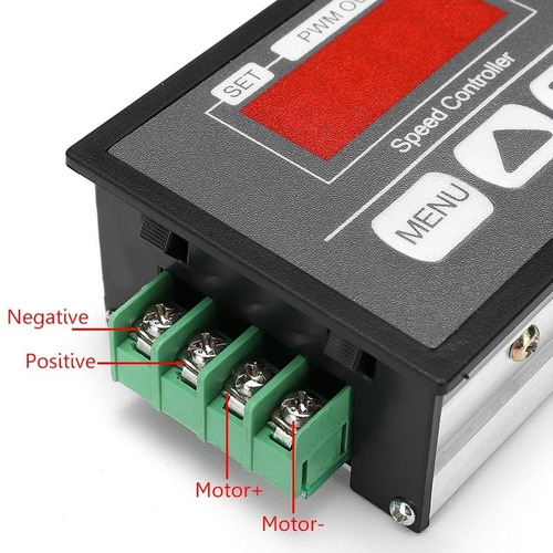Imagem 3 de 6 de Dc 6-60v Dc Pwm Regulador De Velocidade Do Motor Controlador