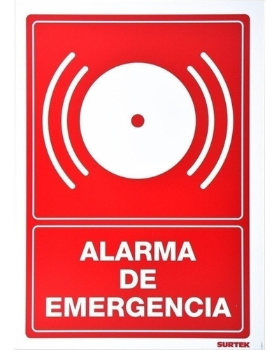 Señal  Alarma De Emergencia  Surtek