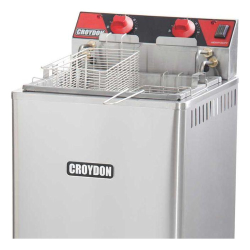 Fritadeira industrial Croydon Quente Elétrica FZ28 15L 220V