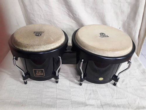 Bongos Latín Percusión Con Su Maletín 