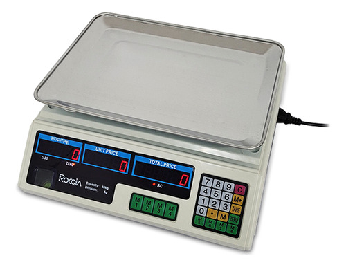 Balanza O Peso Digital Charcutero Roccia 40kg