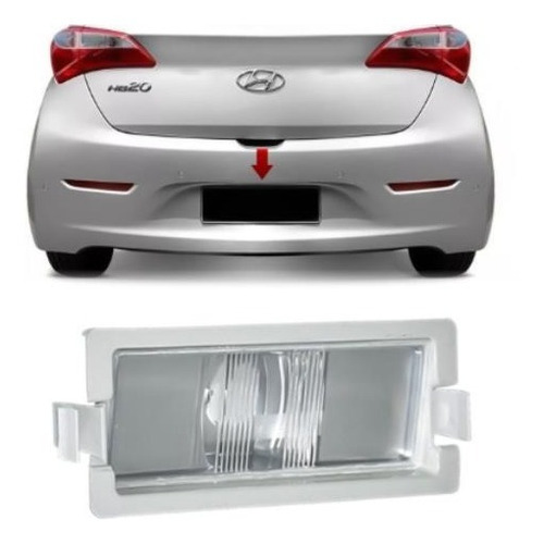 Lanterna Luz De Placa Hyundai Hb20 Anos 2012 2013 2014 2015