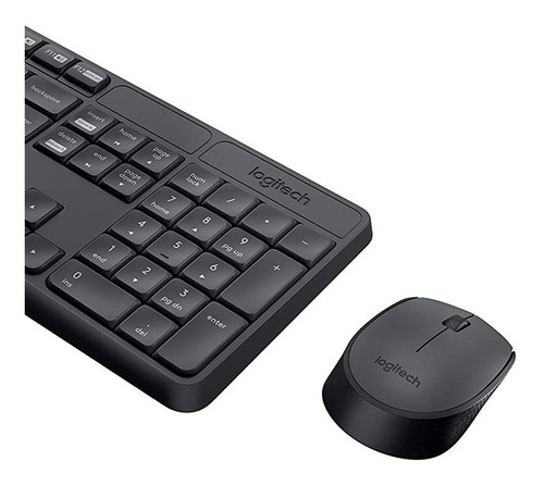 Combo Kit Teclado Y Mouse Inalambrico Logitech Mk235 Usb
