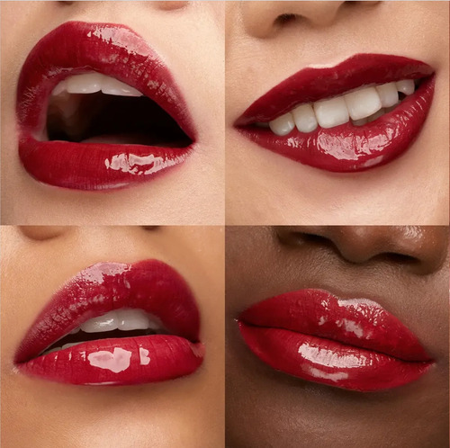 Labial Líquido Doble Kiko Milano Unlimited Tono 106 Satin Ruby Red
