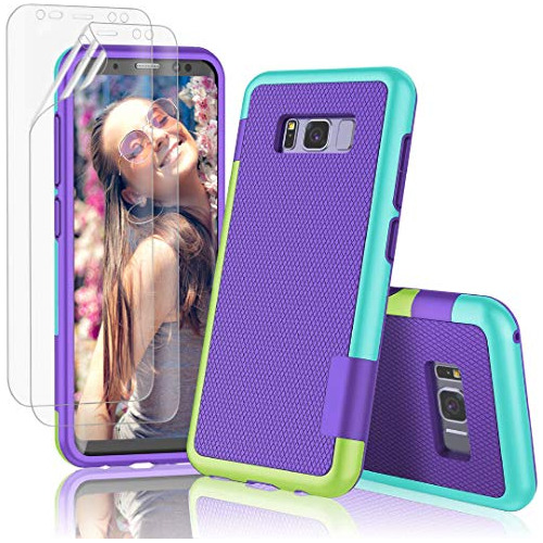 Funda Para Galaxy S8 Morado Tpu Blando-02