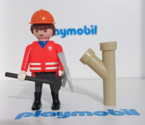 Playmobil Figura Constructor Con Caño #712 - Tienda Cpa
