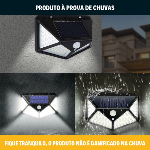 Kit 5 Refletor Residencial Automatico 40w Sensor Movimento