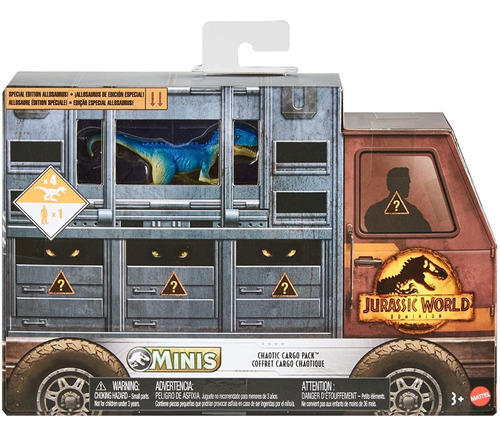 Jurassic World Dominion Set 5 Figuras Dino+figura Hombre 