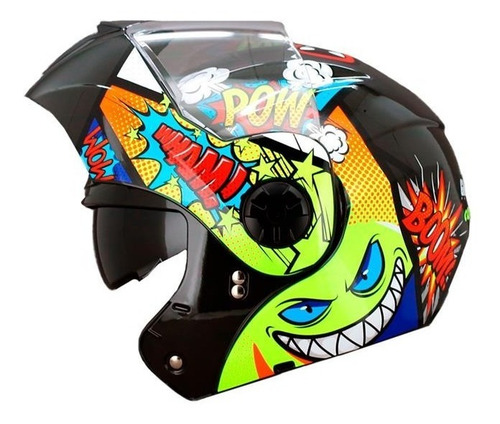 Imagen 3 de 6 de Casco Para Niño Niña Infantil Ghira Abatible Certificado Dot