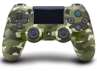 Control joystick inalámbrico Sony PlayStation Dualshock 4 ps4 green camouflage