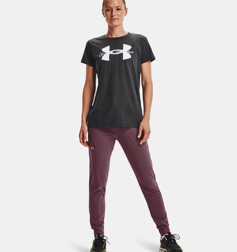 Franela Under Armour Logo Script Para Mujer Original