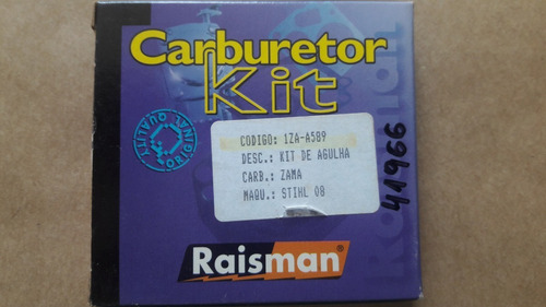 Kit Agulha Carburador Zama Motosserra Stihl 08