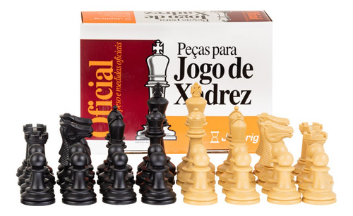Jogo De Xadrez Jaehrig Profissional 32 Peças Sem Peso Bg Pr