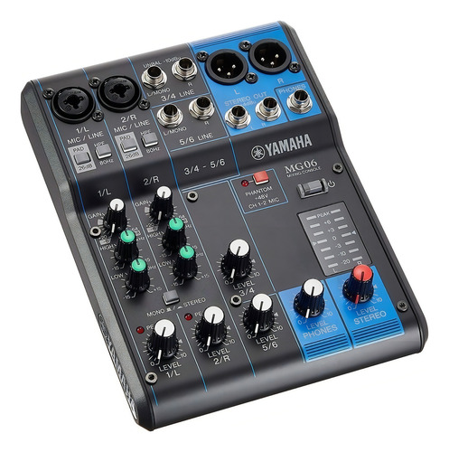 Consola Yamaha MG06 de mezcla