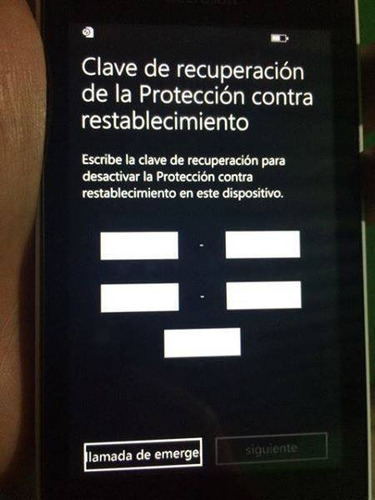 Microsoft Clave Contra Restablecimiento Lumia Nokia Xioami
