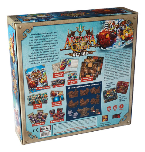Juego De Mesa De Estrategia Arcadia Quest: Jinetes