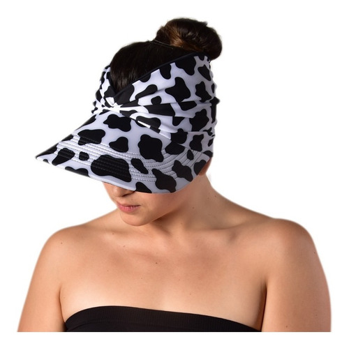 Visera Para Playa, Lycra,  Anti Cloro Animal Print