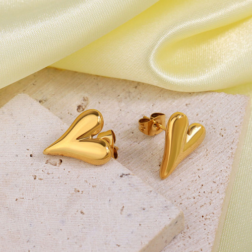 Pendientes Para Mujer Con Forma De Corazón Linda