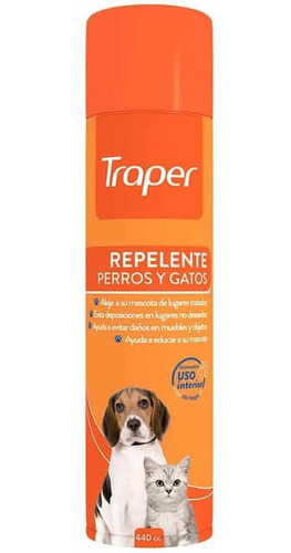 Traper Repelente Interiores Perros Gatos - 440cc | Kingpet