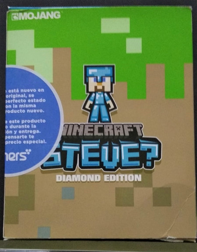 Muñeco Steve Diamond Armor Articulado Nuevo