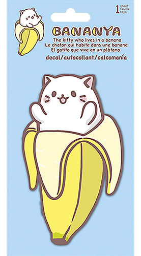 Trends International Bananya - 4 Calcomanías De Color - 4 X 